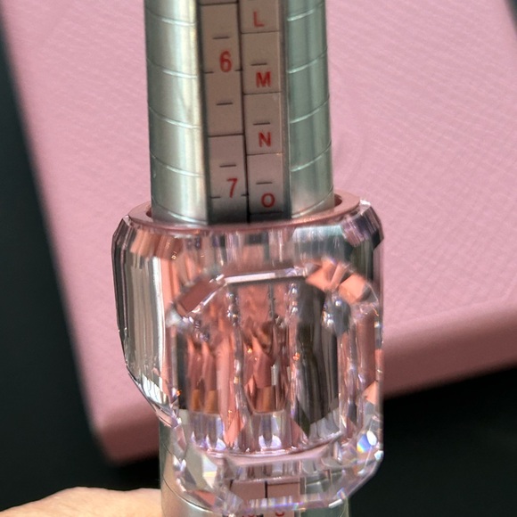 SWAROVSKI NEW Lucent - Anillo de cóctel para joyería, cristal azul, cristal rosa - Picture 7 of 13